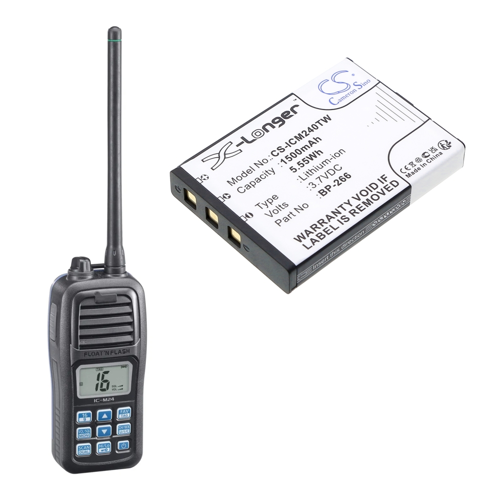 Baterija za dvosmerni radio Icom IC-M23 (CS-ICM240TW)