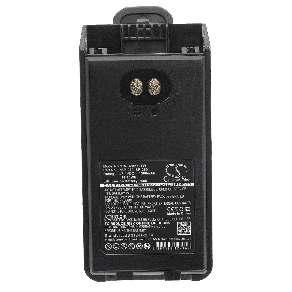 Baterija za dvosmerni radio Bearcom CS-ICM880TW
