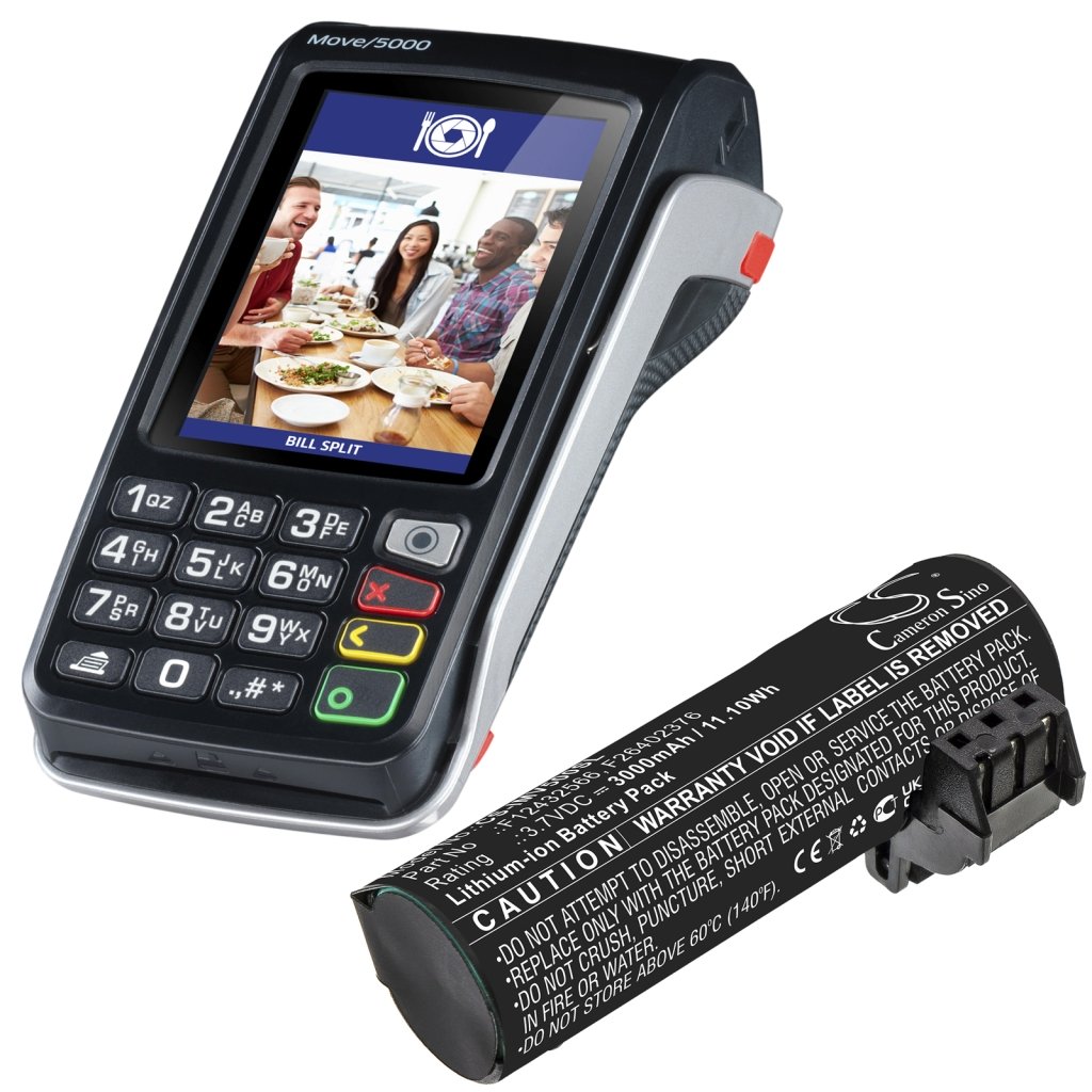 Kompatibilna zamenjava baterije za Ingenico F12433179,F26402376,PBI61726