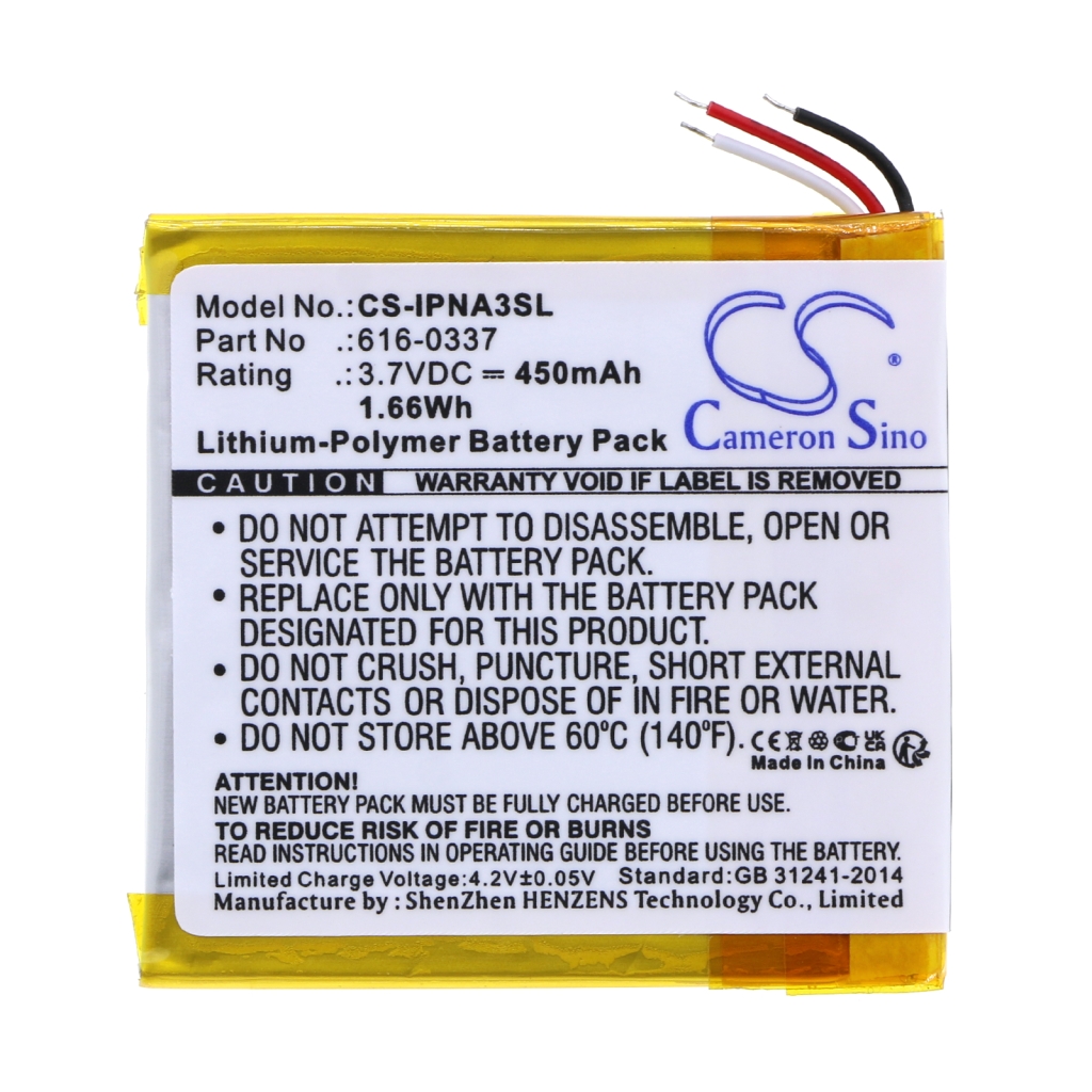 Baterija za MP3, MP4, PMP Apple CS-IPNA3SL