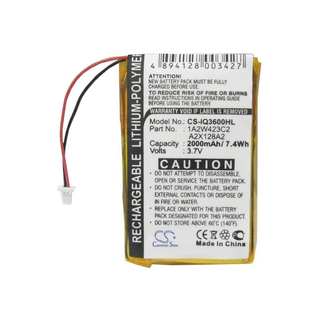 Kompatibilna zamenjava baterije za Garmin 1A2W423C2,A2X128A2