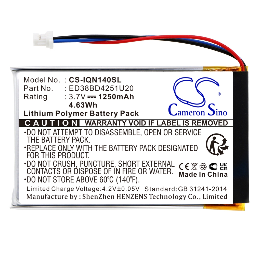 Kompatibilna zamenjava baterije za Garmin ED38BD4251U20