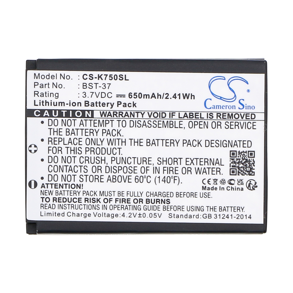 Mobile Phone Battery Sony Ericsson K310c