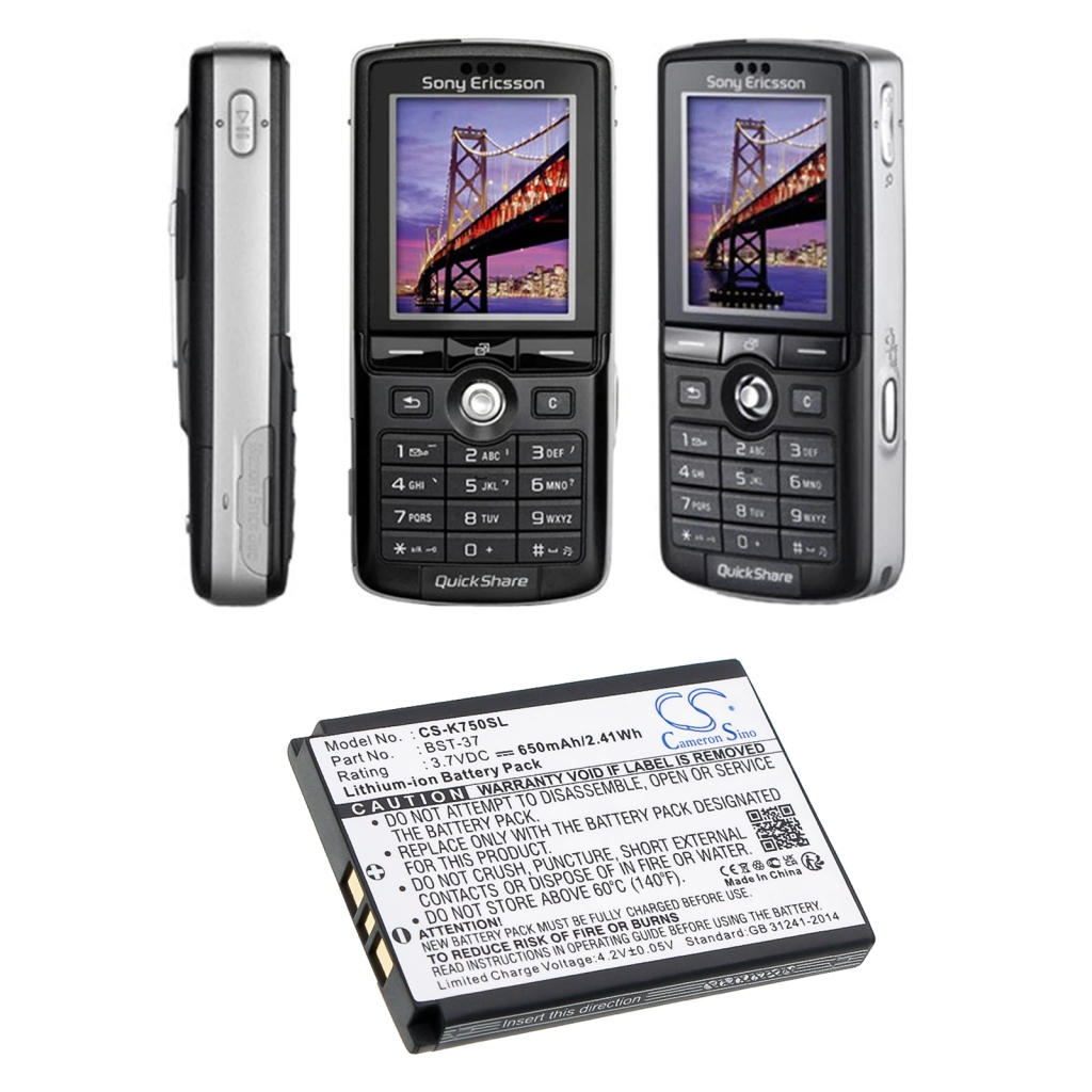 Mobile Phone Battery Sony Ericsson K310c