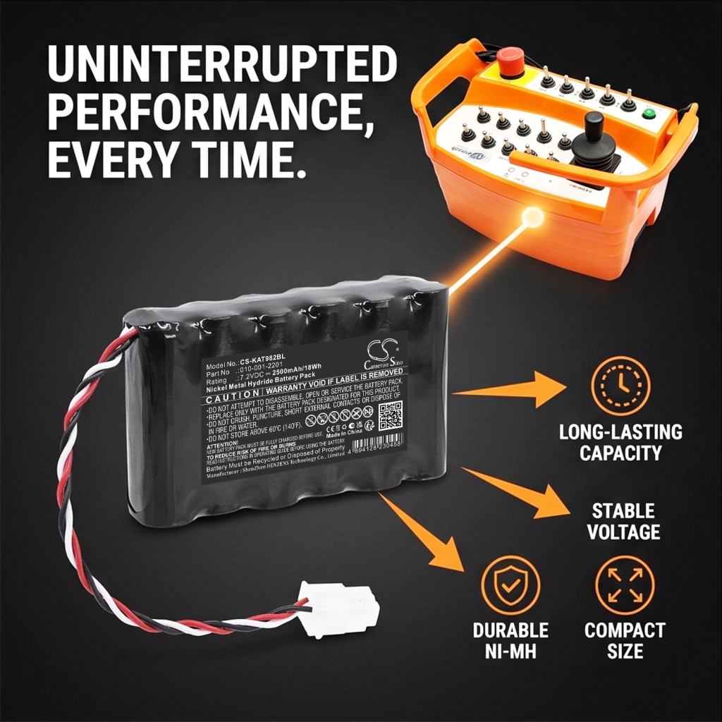 Battery compatible with Kar-tech CS-KAT982BL