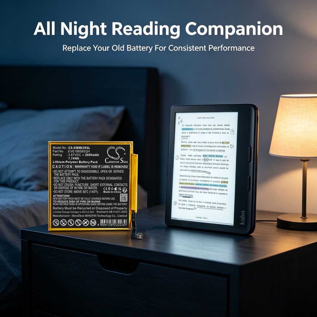 Battery compatible with Kobo