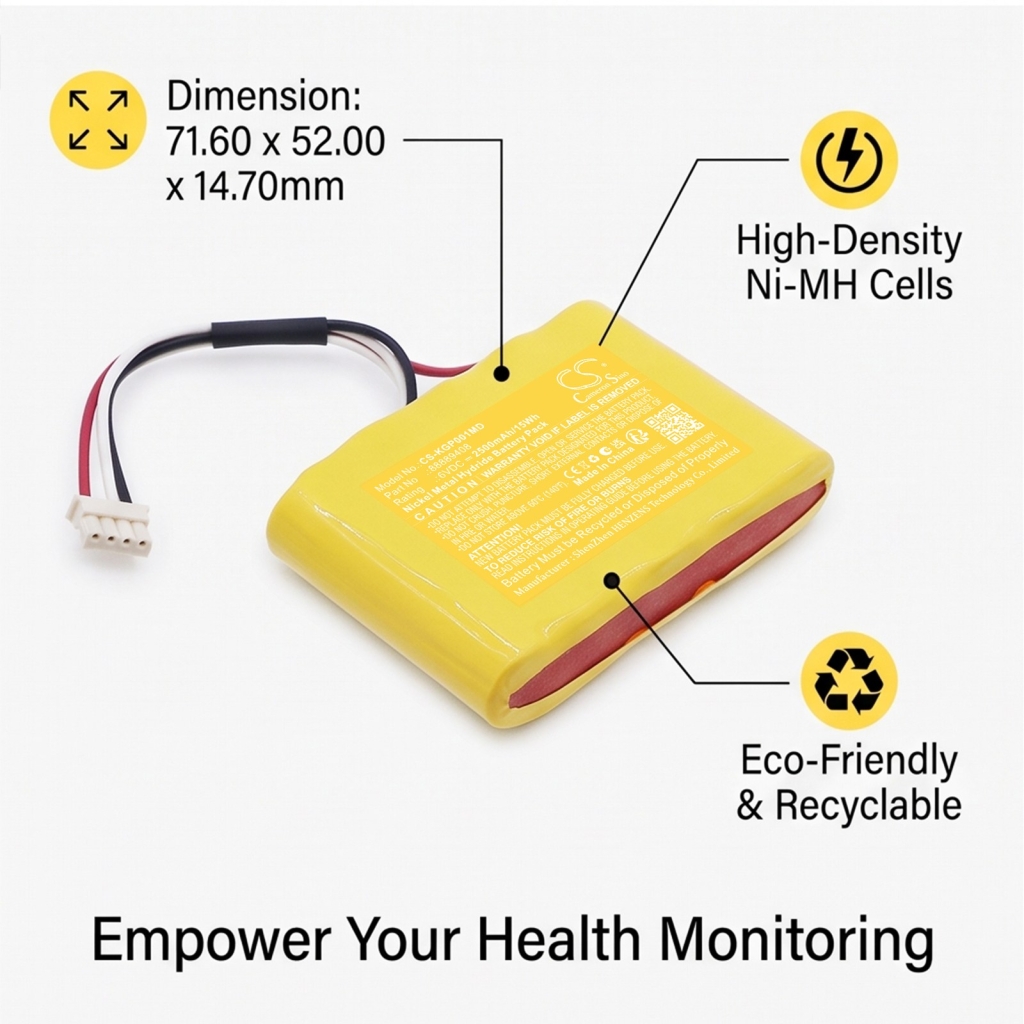 Baterije združljivo z KTPS GMMC pulse oximeter CS-KGP001MD