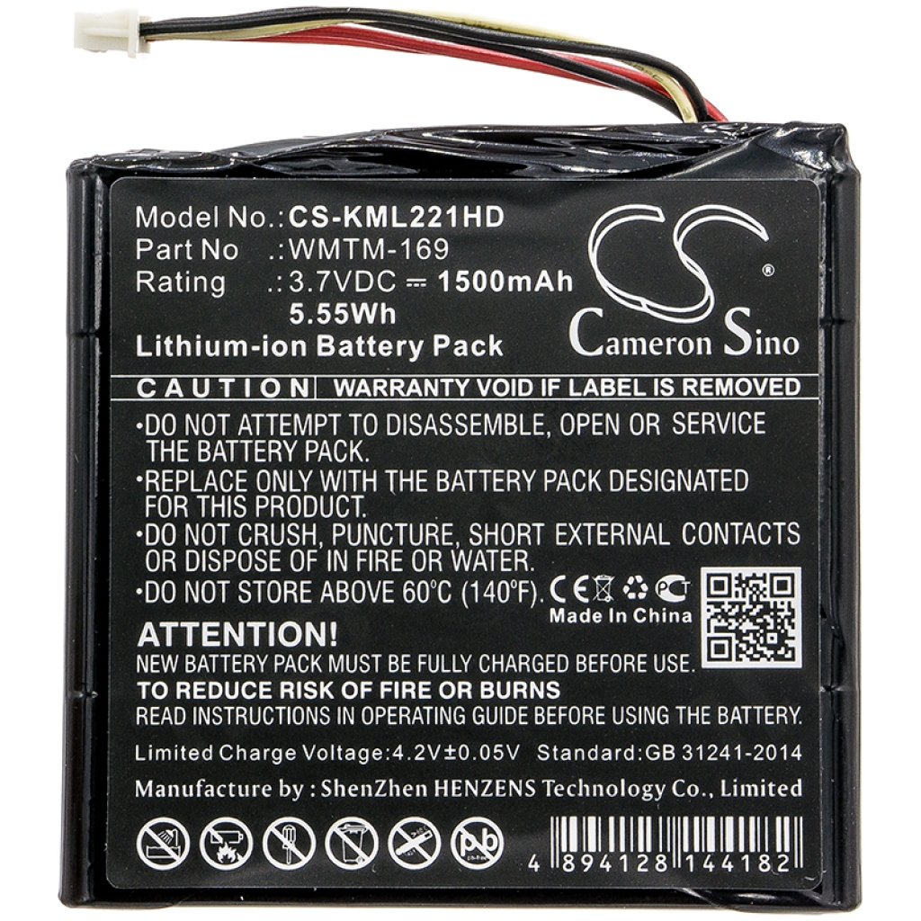 Kompatibilna zamenjava baterije za Kingston WMTM-169
