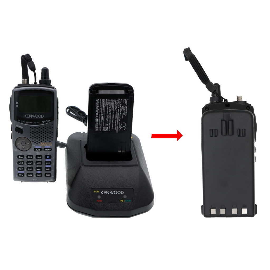 Baterija za dvosmerni radio Kenwood TK-D7A (CS-KNB390TW)