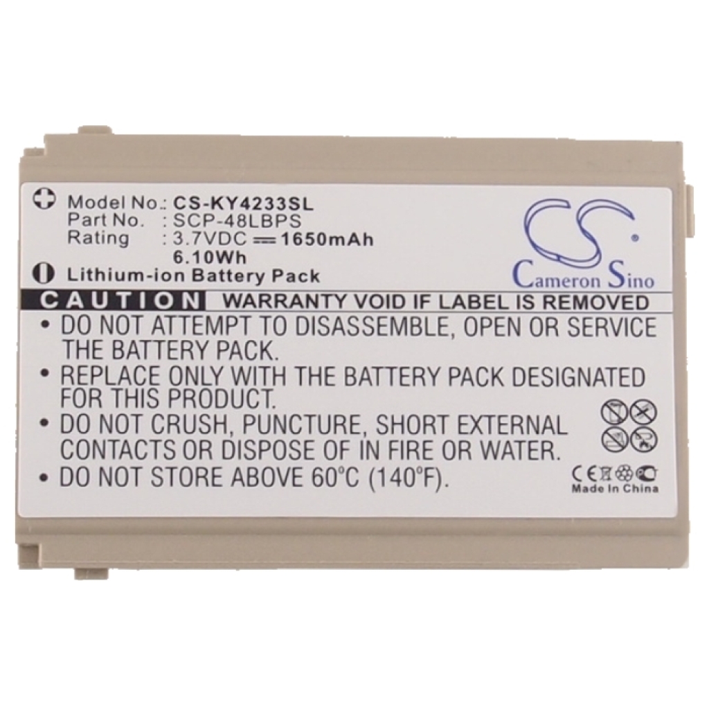 Battery compatible with Sanyo