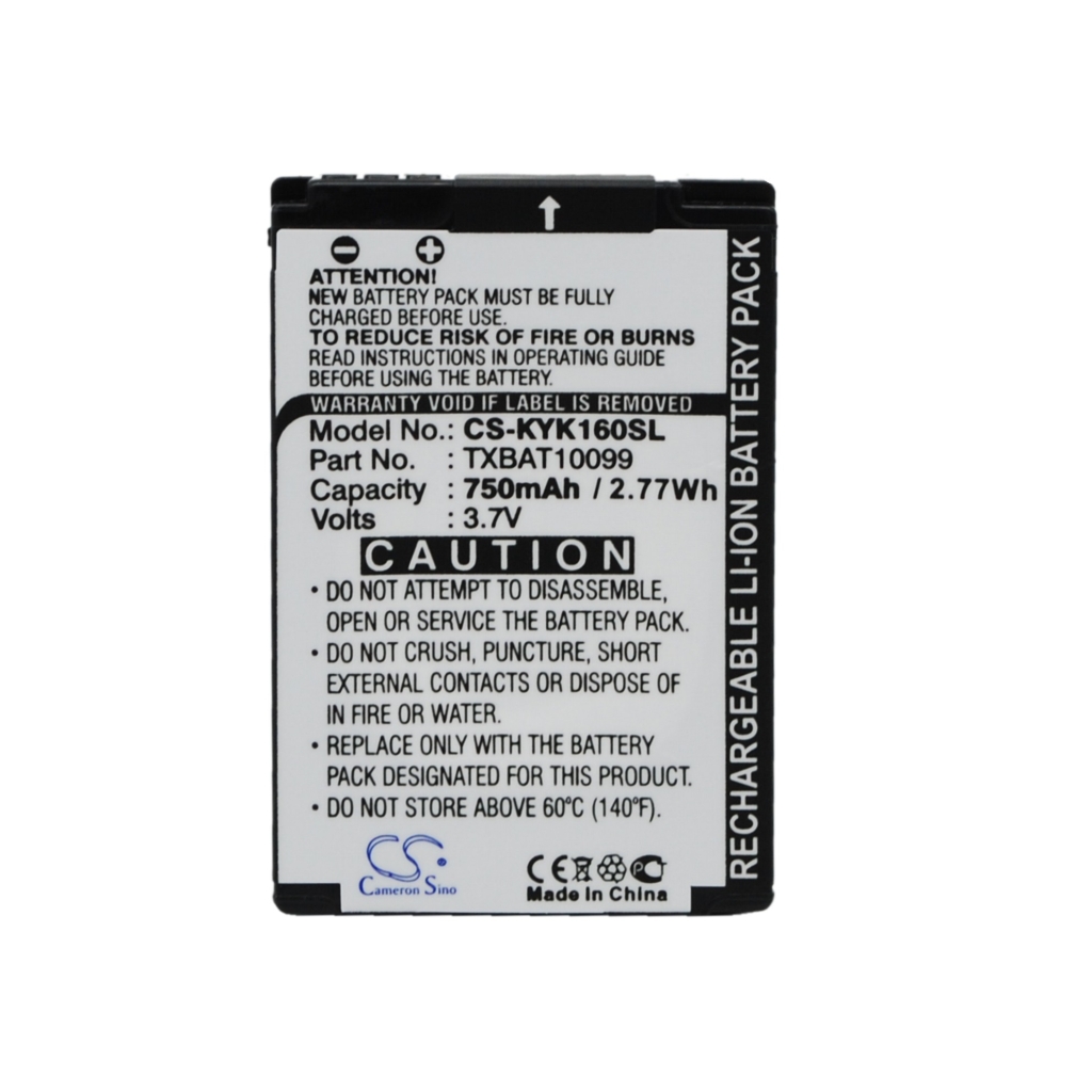 Baterija za mobilni telefon Kyocera CS-KYK160SL