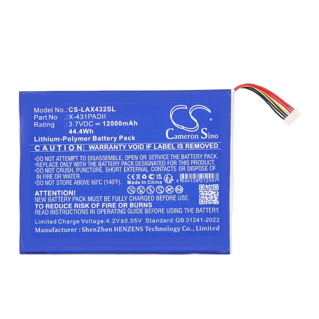 Baterija za opremo Launch Diagnostic Scanner X431 Pad 2 (CS-LAX432SL)