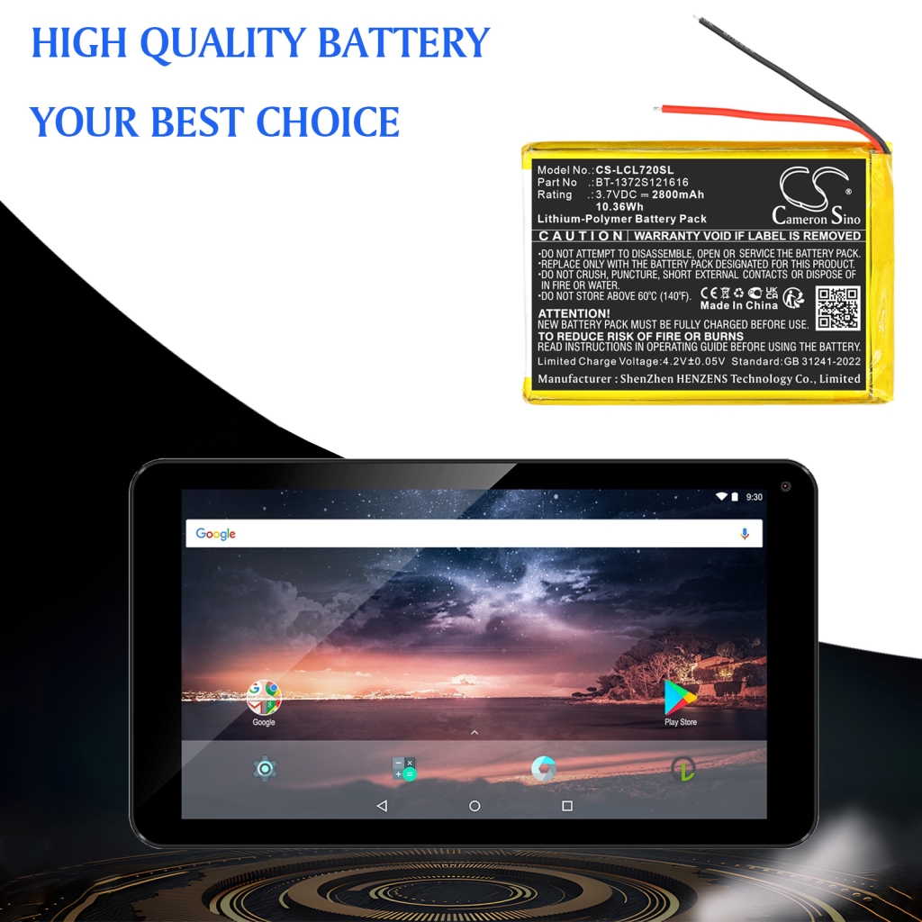 Tablet Battery Polaroid CS-LCL720SL