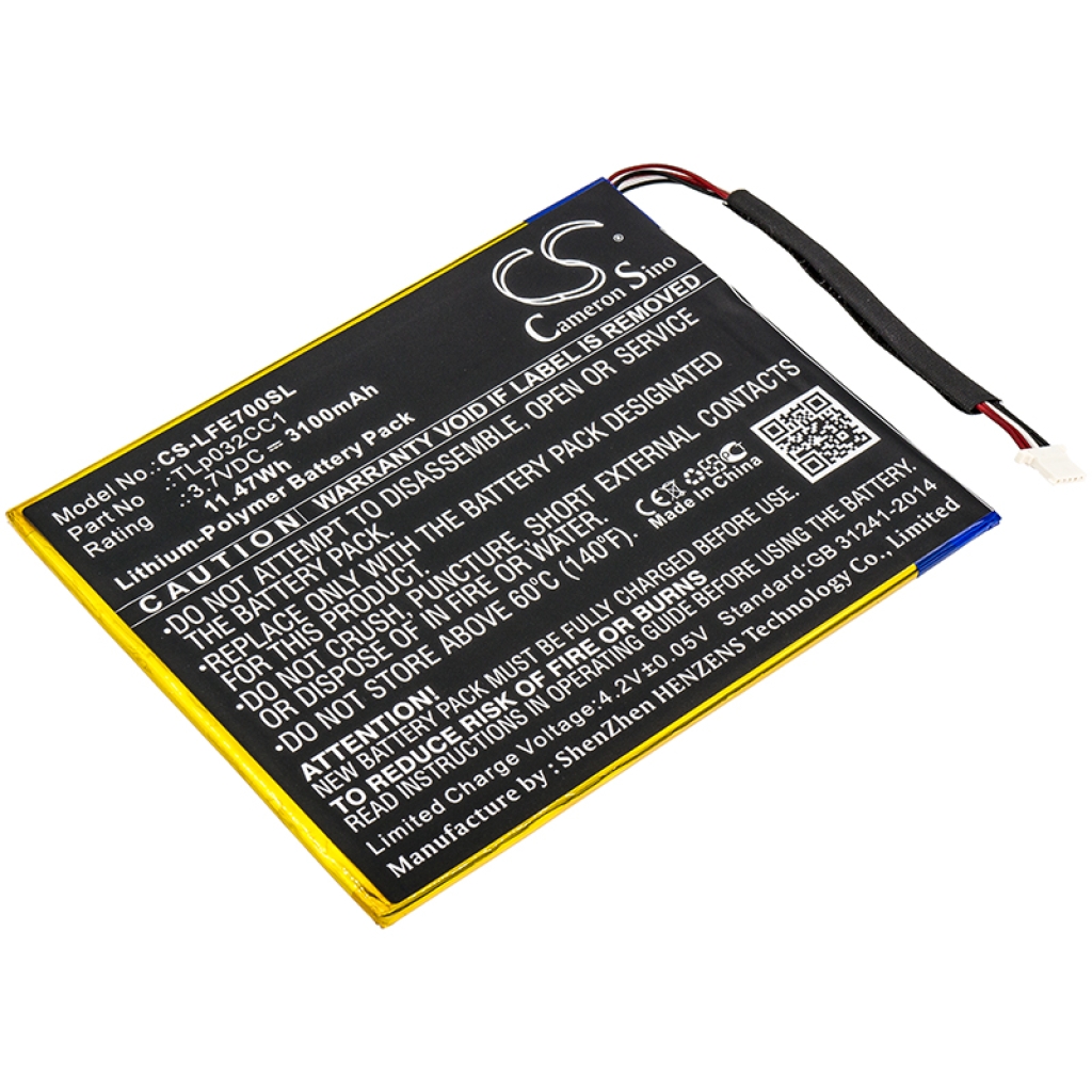 Kompatibilna zamenjava baterije za Leapfrog TLP032CC1