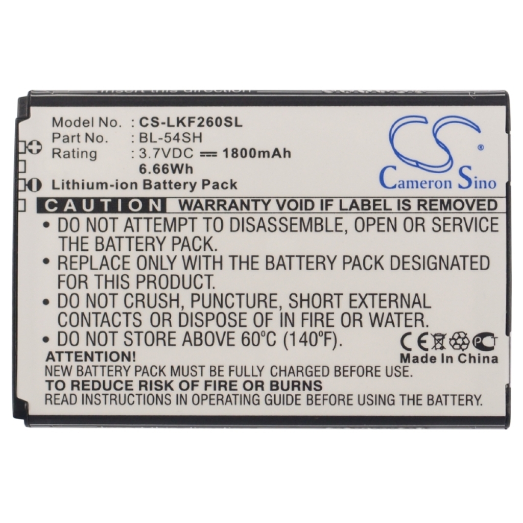 Mobile Phone Battery LG F260