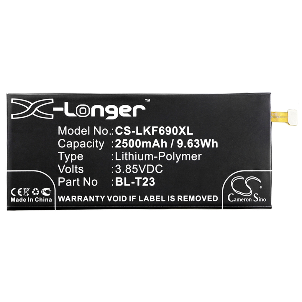 Kompatibilna zamenjava baterije za LG BL-T23,EAC63278801