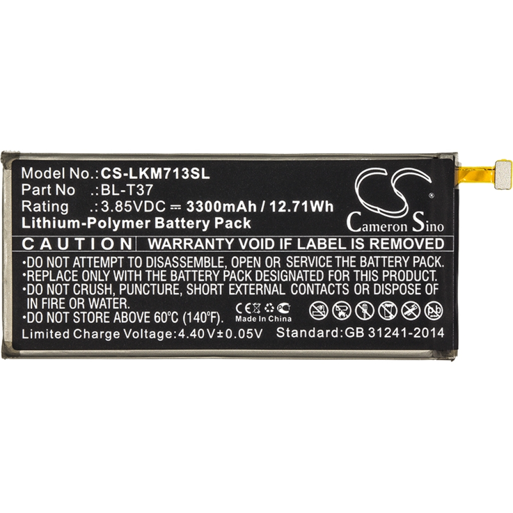 Kompatibilna zamenjava baterije za LG BL-T37,EAC63958201