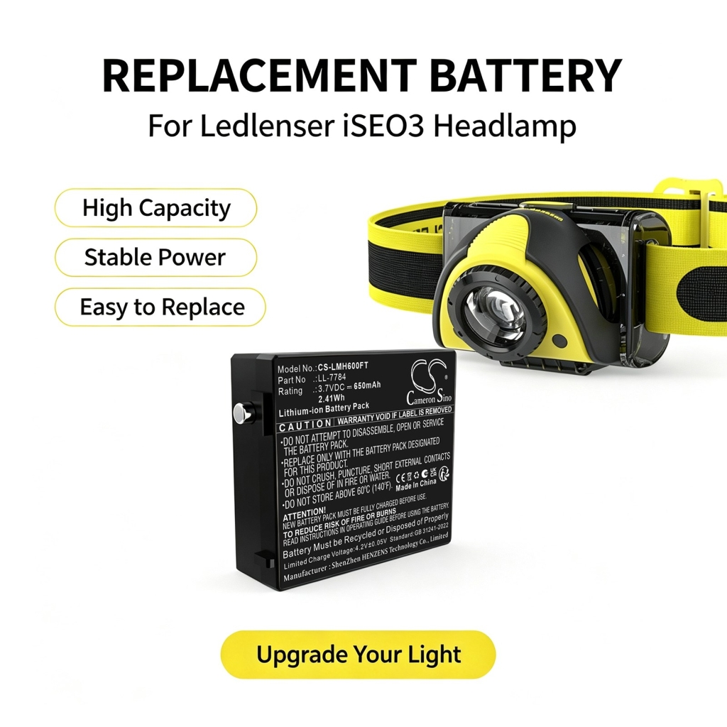 Battery for Ledlenser SEO7R