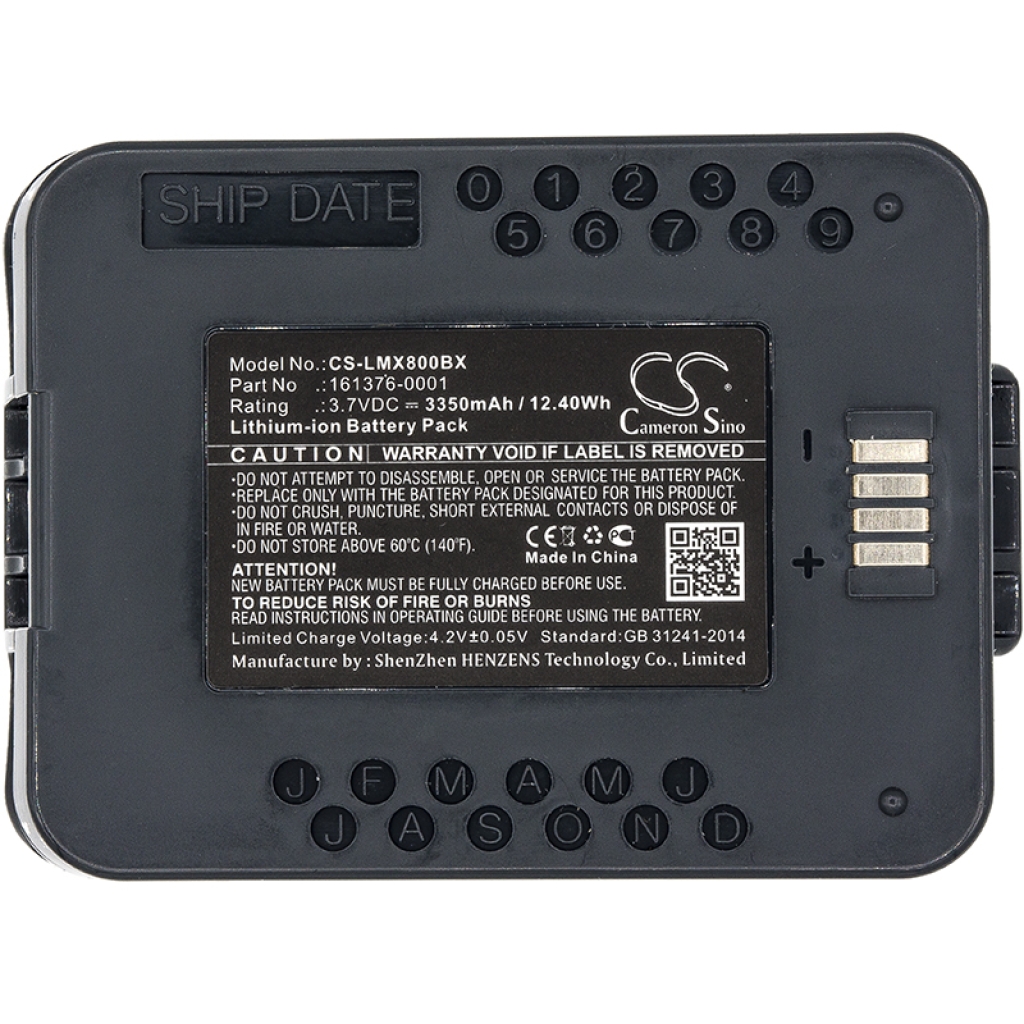 Kompatibilna zamenjava baterije za LXE 161376-0001,MX8A380BATT
