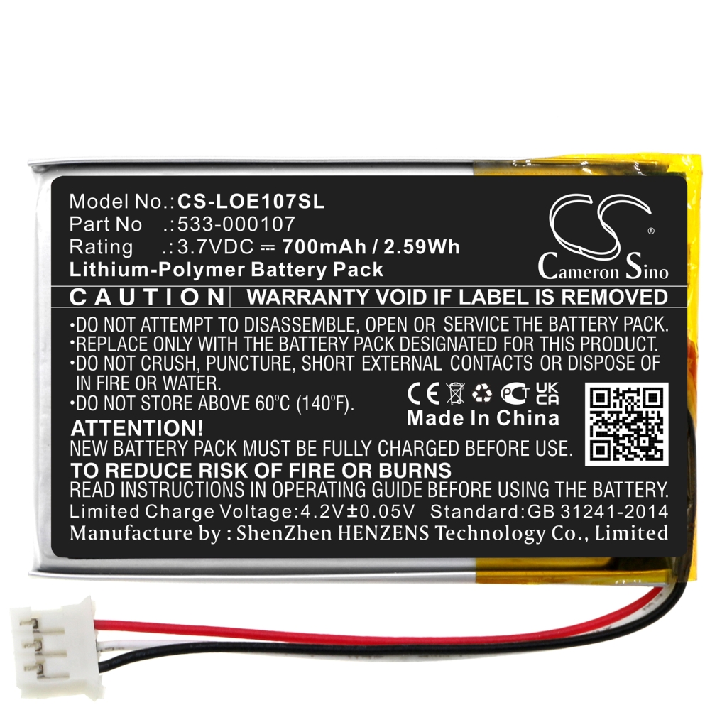 Kompatibilna zamenjava baterije za Logitech 533-000107