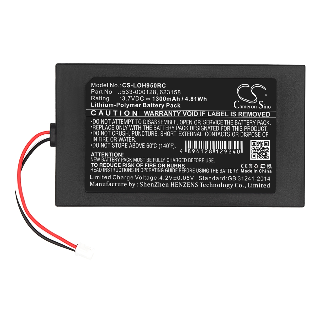 Kompatibilna zamenjava baterije za Logitech 533-000128,623158