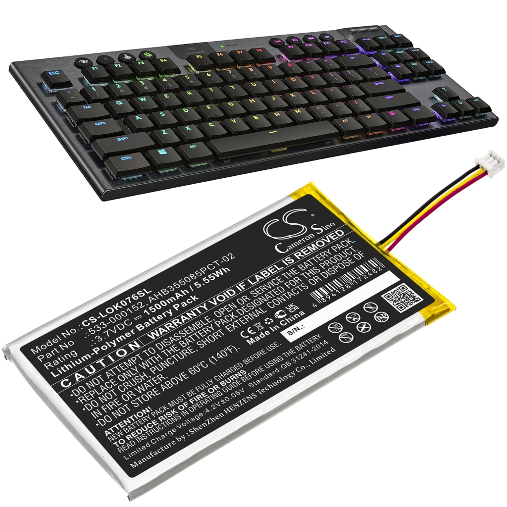 Baterija za tipkovnico Logitech CS-LOK076SL