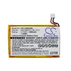 Kompatibilna zamenjava baterije za Logitech 533-000070,L/N: 1212