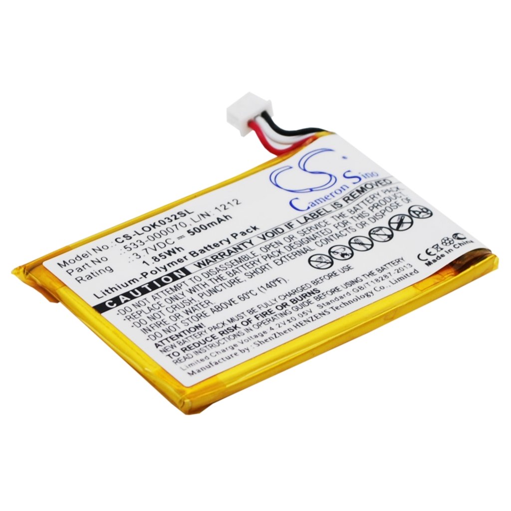 Kompatibilna zamenjava baterije za Logitech 533-000070,L/N: 1212
