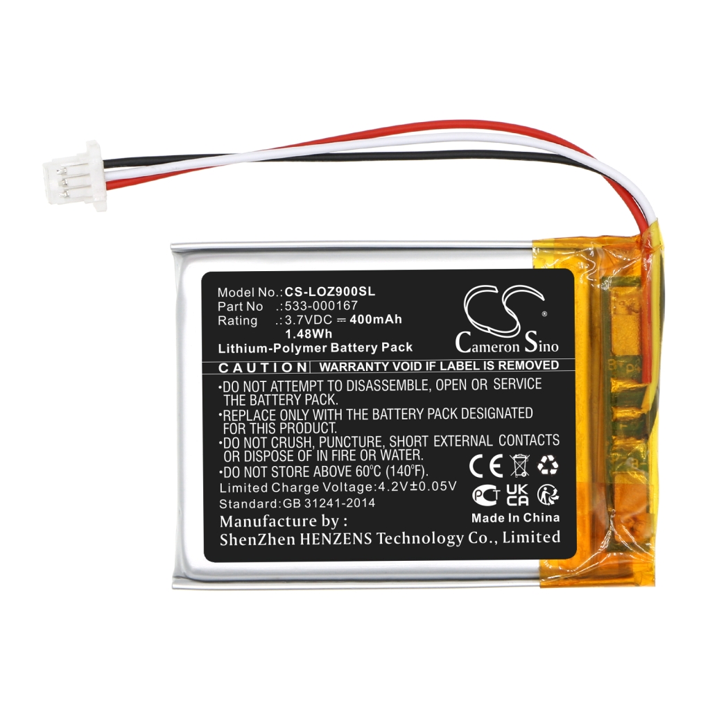 Kompatibilna zamenjava baterije za Logitech 383040,533-000167