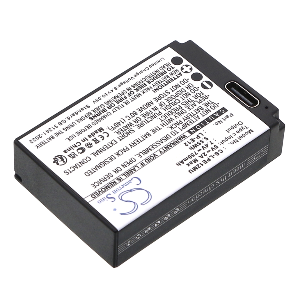Battery Replaces LP-E12