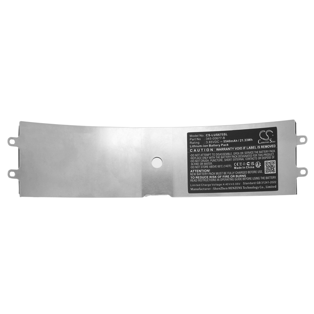 Battery Replaces 345-00677-B