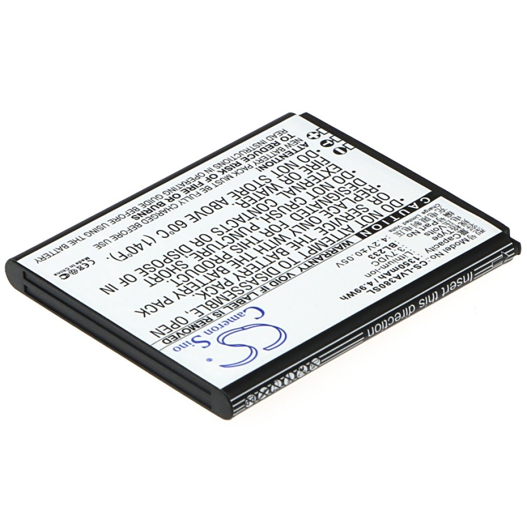 Baterija za mobilni telefon Lenovo A3600-D (CS-LVA380SL)