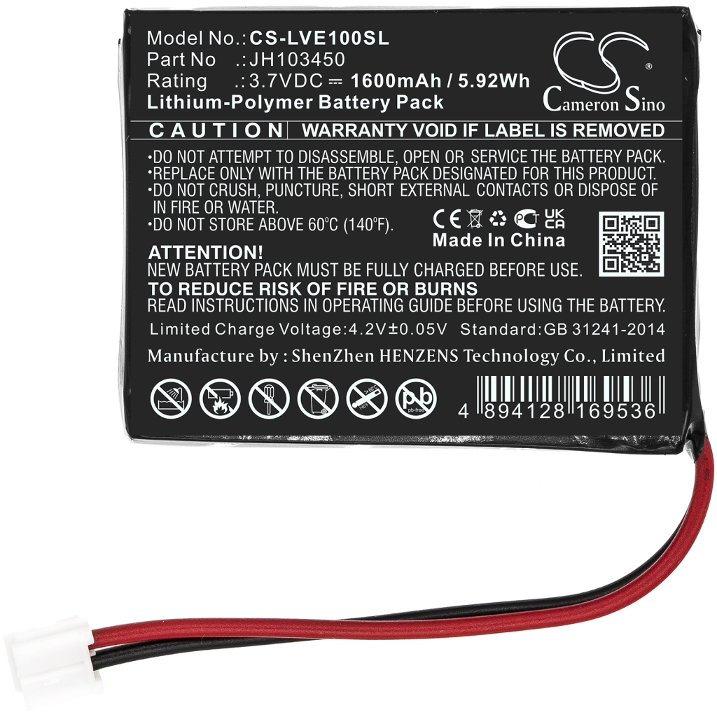 Kompatibilna zamenjava baterije za Levana JH103450