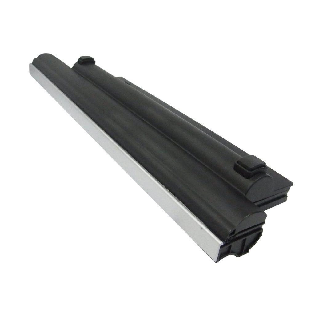 CS-LVE30NB laptop battery side view cylindrical contour silver trim