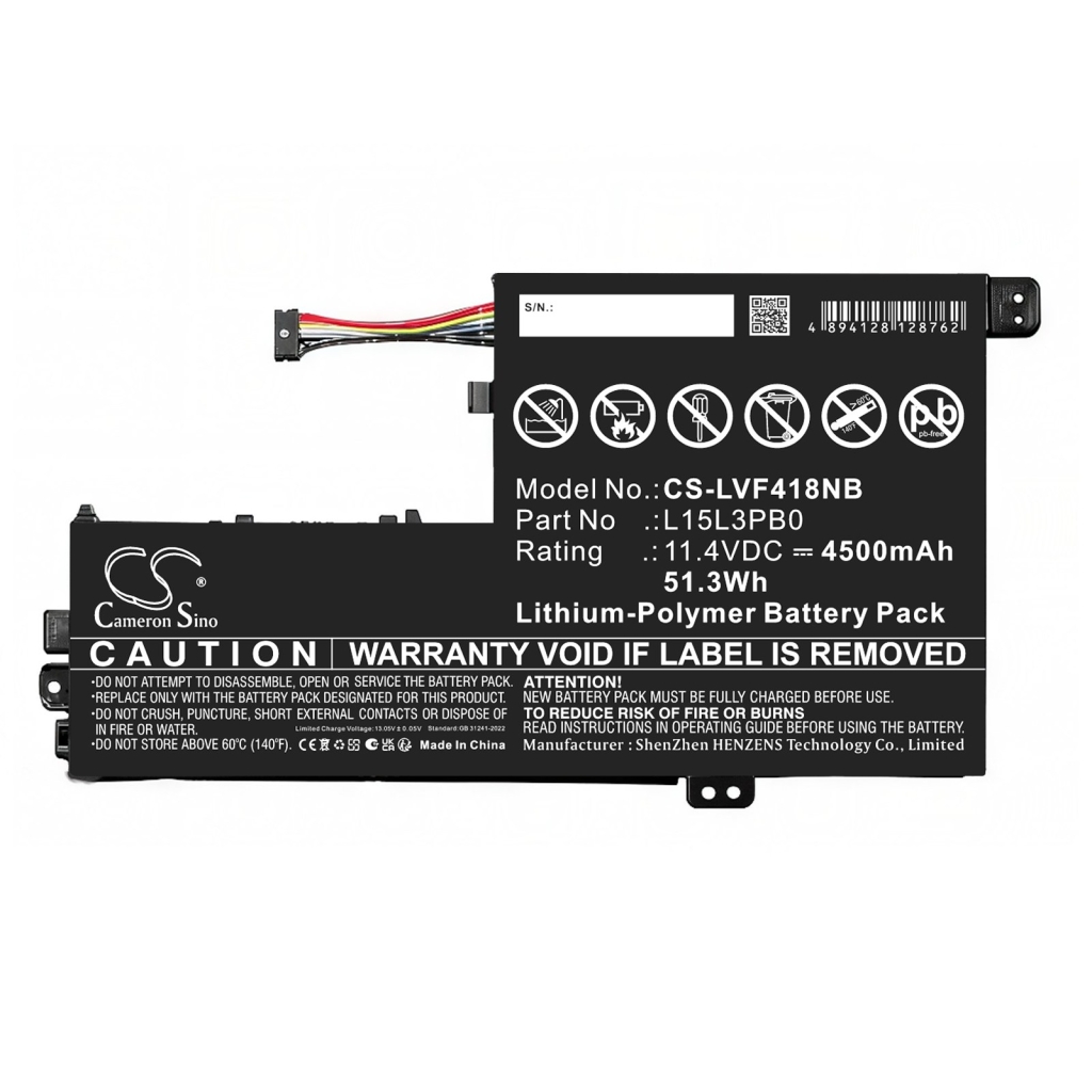 Baterije združljivo z Lenovo IdeaPad 320S-14IKBR 320S-14IKBR(81BN) 320S-14IKBR(81BN004PGE) CS-LVF418NB