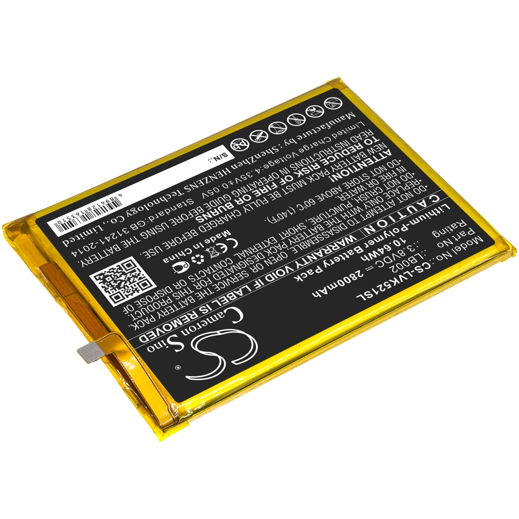 Baterija za mobilni telefon Lenovo S5 (CS-LVK521SL)