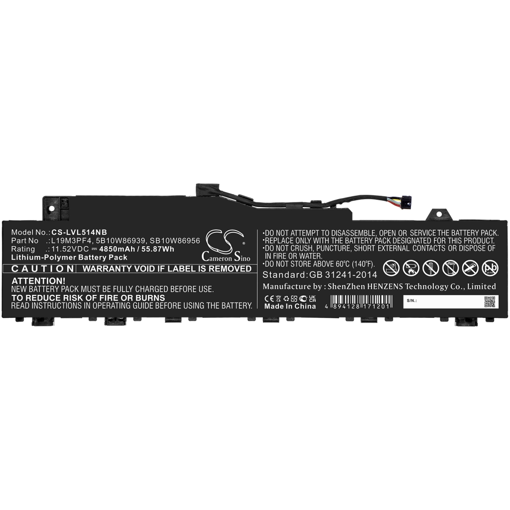 Notebook battery Lenovo ideapad 5-14IIL05 81YHCTO1WW