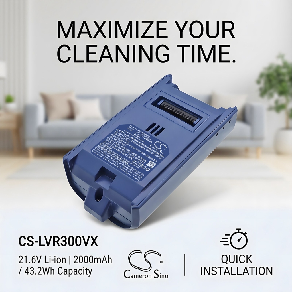 Battery compatible with Levoit CS-LVR300VX
