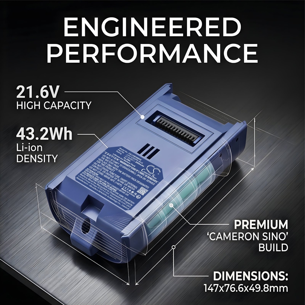 Battery compatible with Levoit CS-LVR300VX