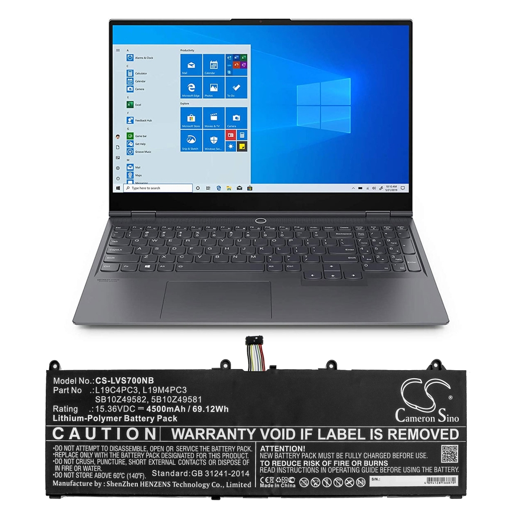 Notebook battery Lenovo Legion Y9000X