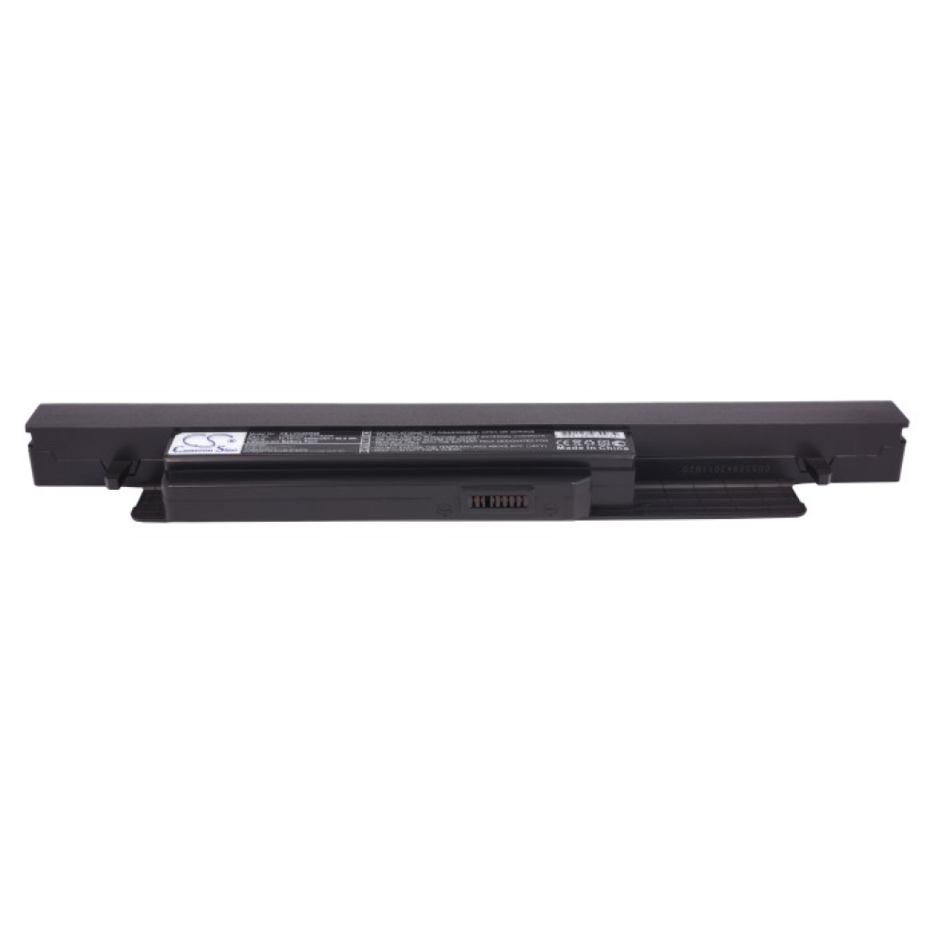 Underside of slim laptop pack with label