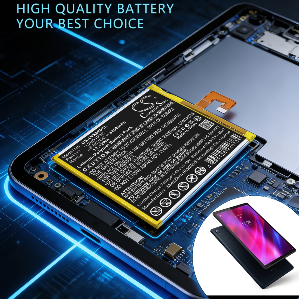 Baterija združljivo z Lenovo CS-LVX660SL