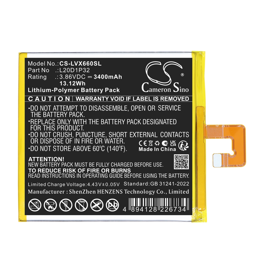 Baterija združljivo z Lenovo CS-LVX660SL