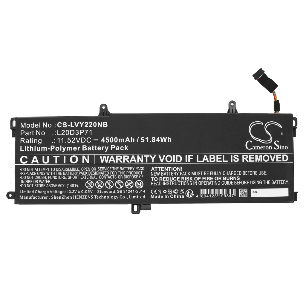 Baterija za prenosnik Lenovo CS-LVY220NB