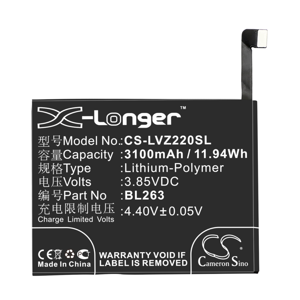 Mobile Phone Battery Zuk CS-LVZ220SL
