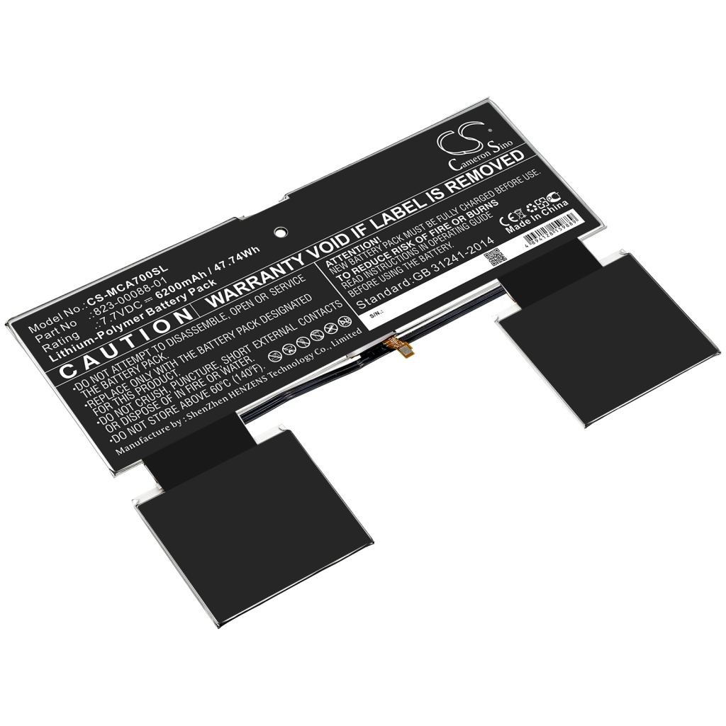 Baterija za tablični računalnik Microsoft CS-MCA700SL