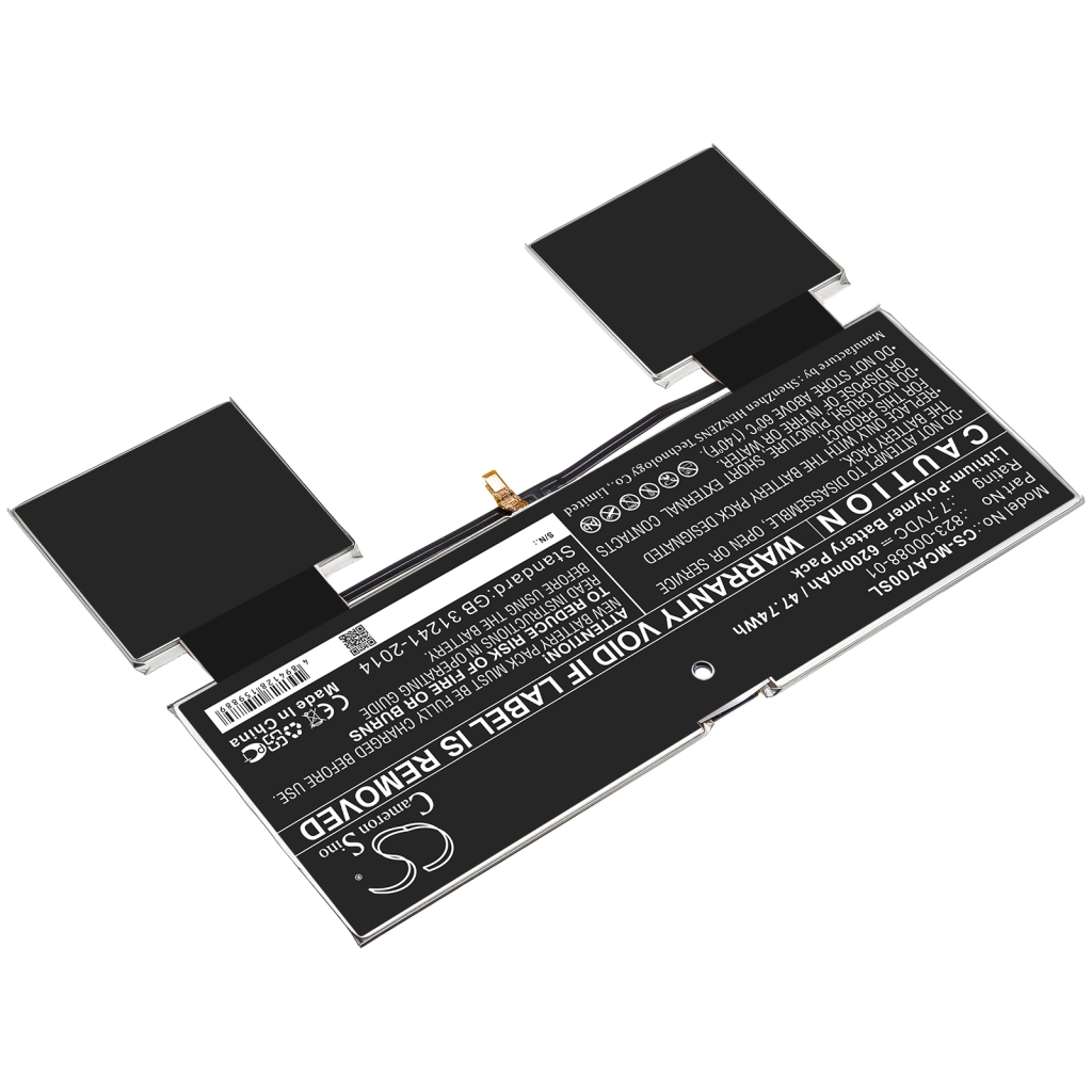 Baterija za tablični računalnik Microsoft CS-MCA700SL