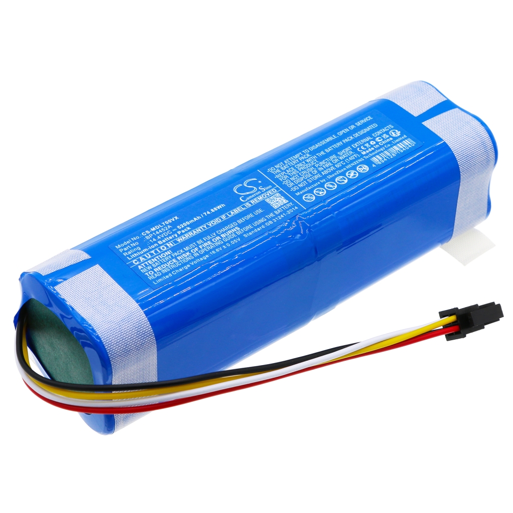Kompatibilna zamenjava baterije za Midea BP14452A,BP14452B
