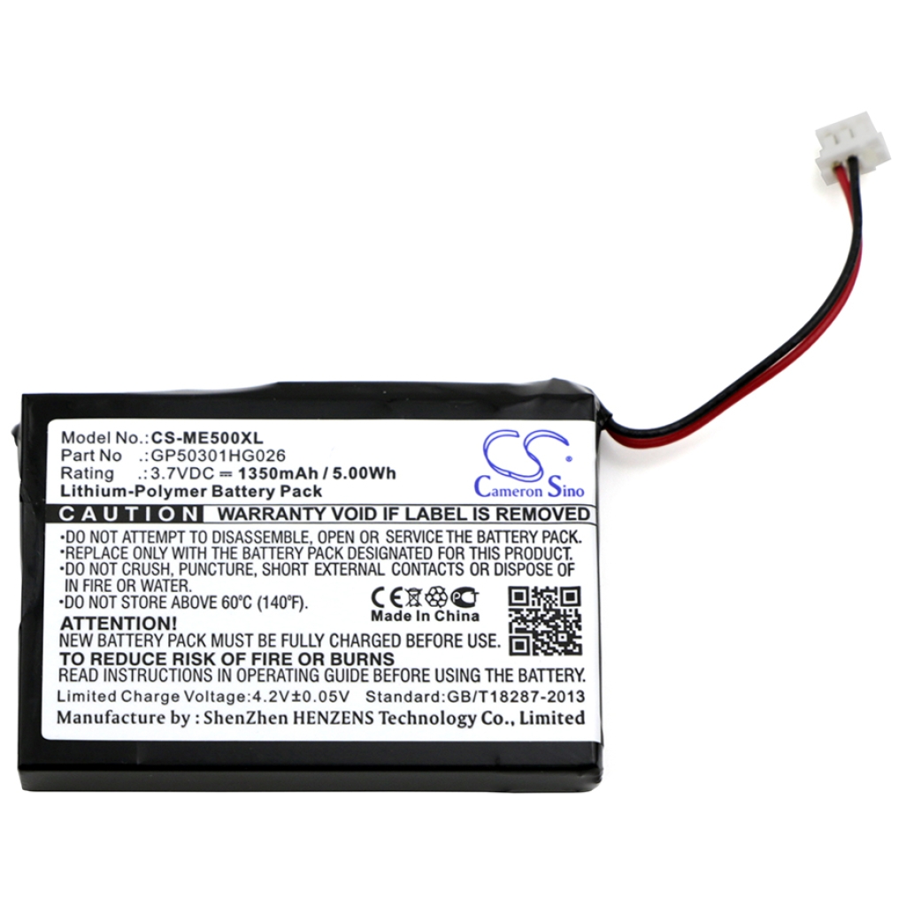 Kompatibilna zamenjava baterije za Radio Shack GP50301HG026