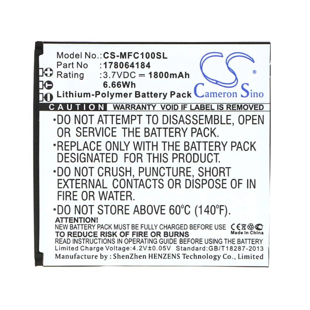 Battery for Mobiwire Cygnus